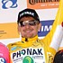 Le podium final de Paris-Nice 2006 avec le vainqueur Floyd Landis